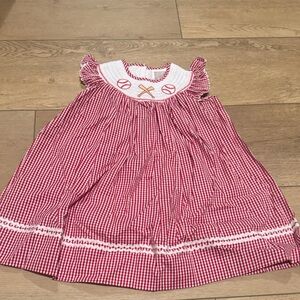 Red Gingham Kids Dress